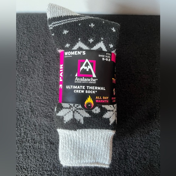 Avalanche Ultimate Thermal Crew Socks (set of 3) - Picture 1 of 4
